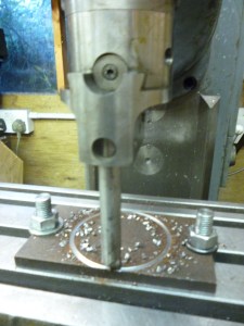 Trepanning with a boring head - 516b