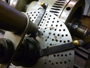 1023 Dividing head at start of first tooth