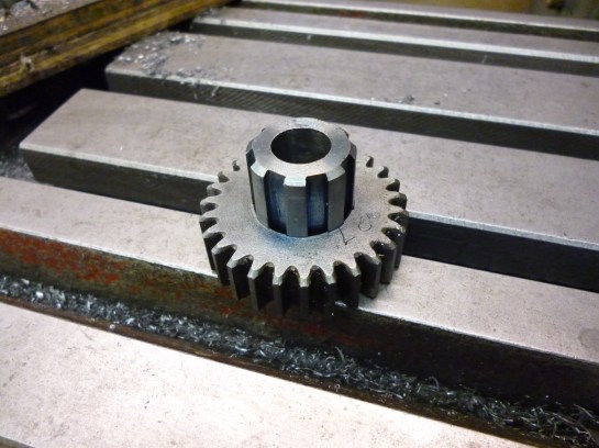 411 spline with gear