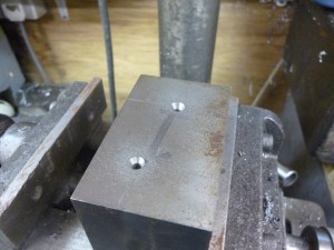 2407 center drilling cylinder block